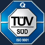 Siegel ISO 9001 Qualitätsmanagement TÜV Süd