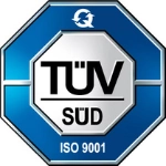 Siegel ISO 9001 Qualitätsmanagement TÜV Süd